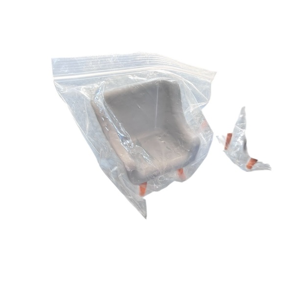 Miniature Dollhouse Living Room Furniture 8PC Blue Natural Wood Collector Mini - Picture 4 of 4